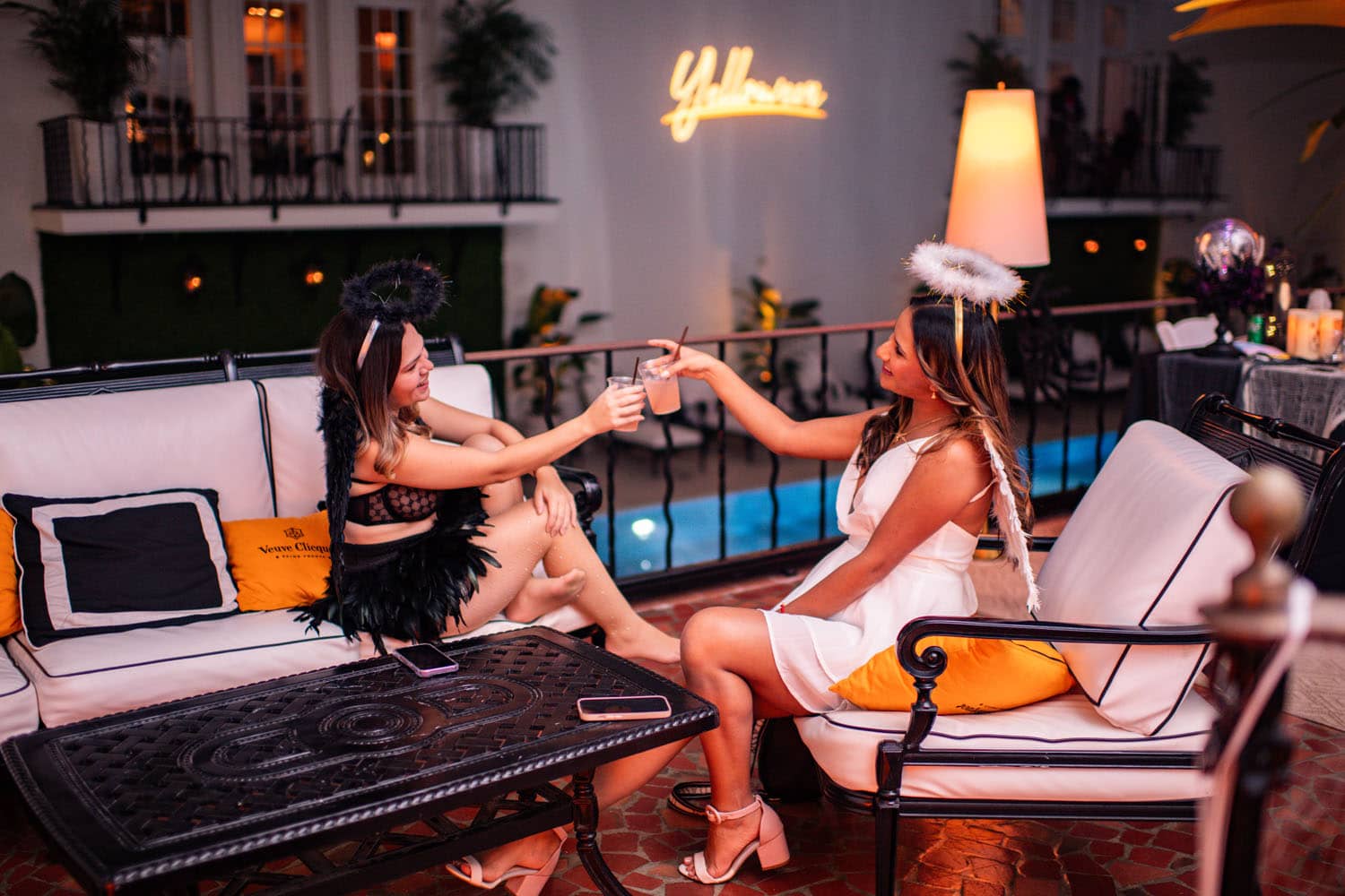 A themed Halloween party at The Historic Cavalier Hotel