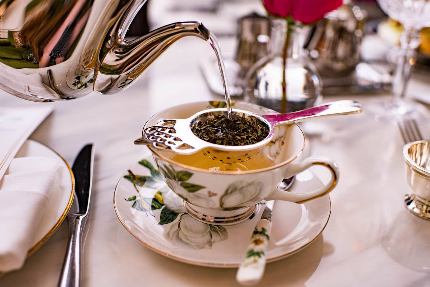 Afternoon Tea inside The Raleigh Room