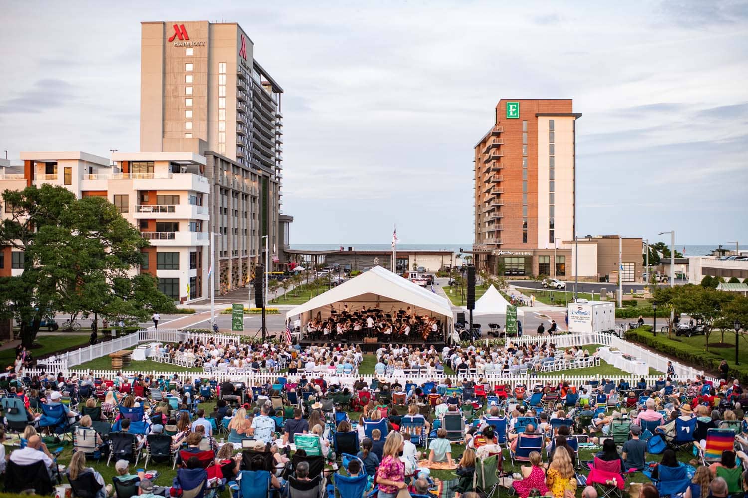 The Cavalier Resort's annual Symphony on the Lawn event