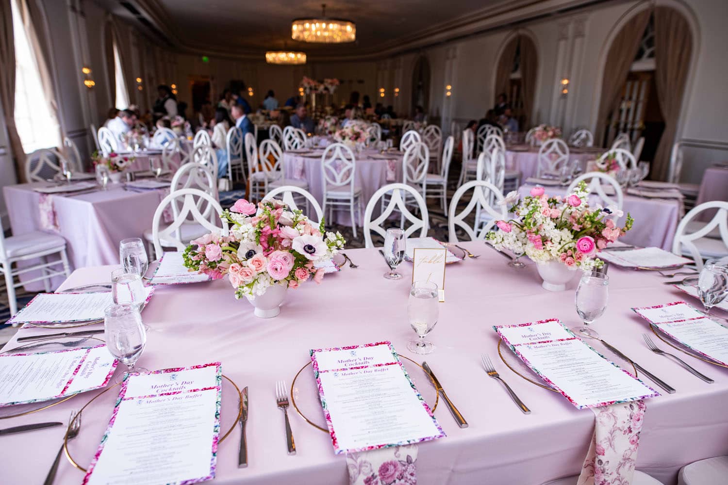 A Mother's Day dining buffet at The Historic Cavalier Hotel