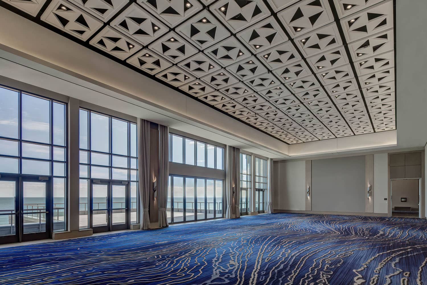 The Seaside Ballroom inside the Marriott Virginia Beach Oceanfront Resort