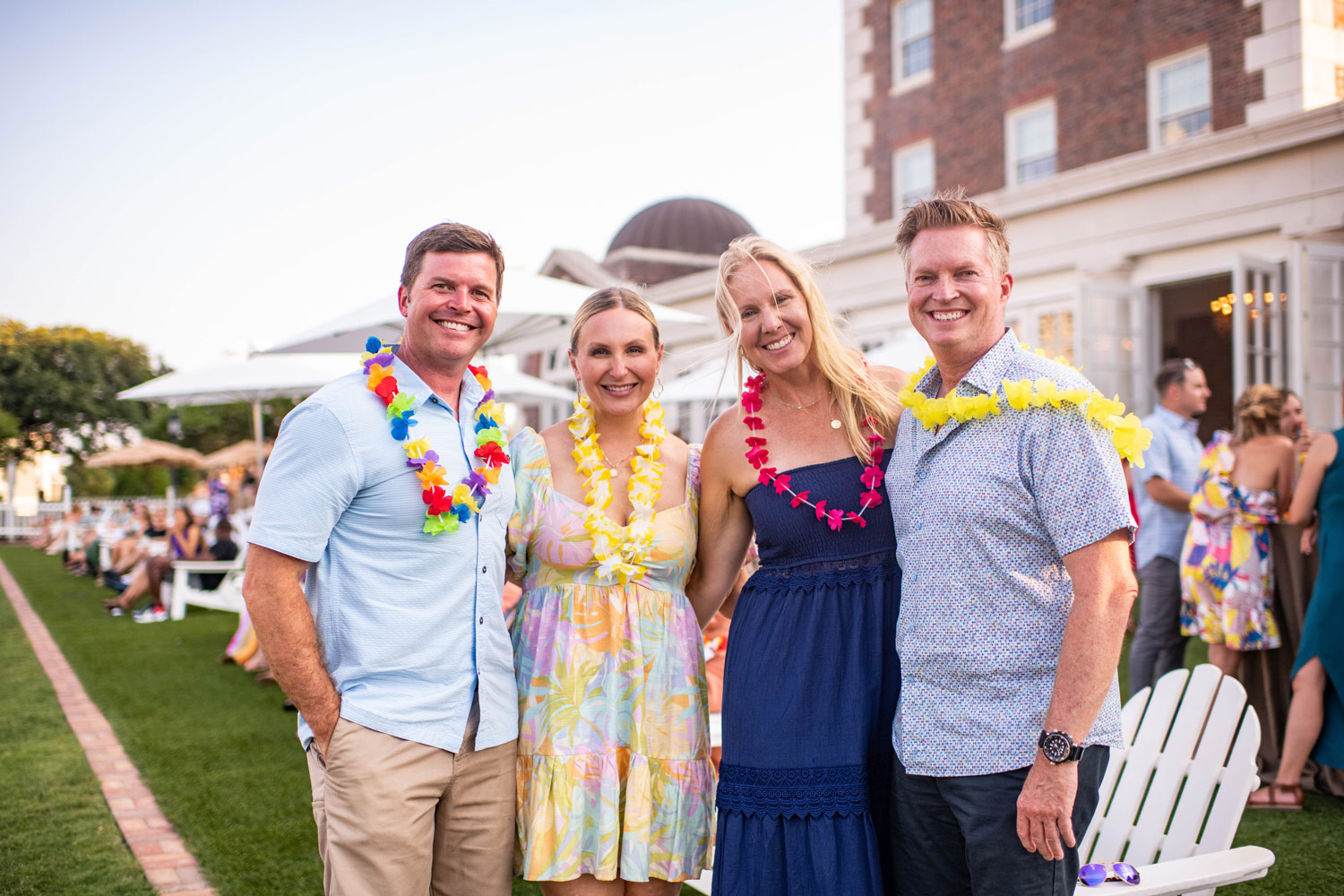 A Margaritaville themed Garden Party at Becca, located at The Historic Cavalier Hotel