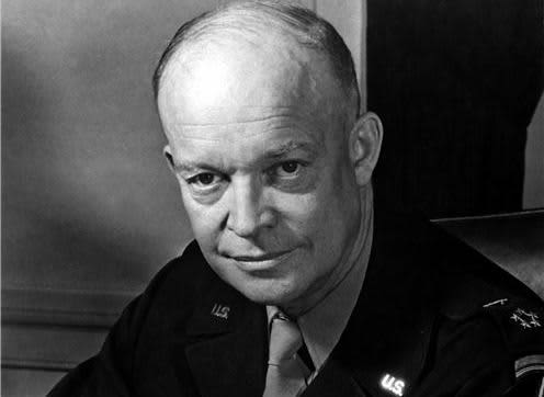 Former U.S. President Dwight D. Eisenhower