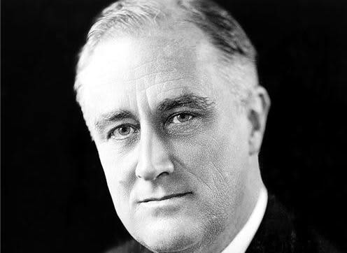 Former U.S. President Franklin D. Roosevelt