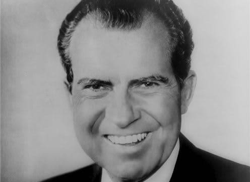 Former U.S. President Richard M. Nixon