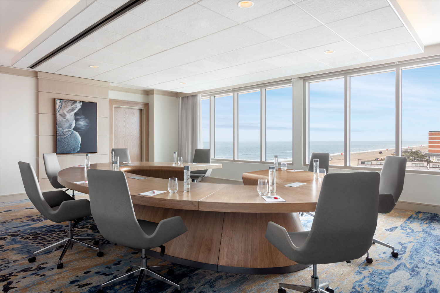 Example of a meeting at the Marriott Sinatra Boardroom